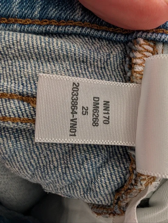 Madewell The Perfect Vintage Wide-Leg Jeans Size 25 High Rise Light Wash - Picture 11 of 11